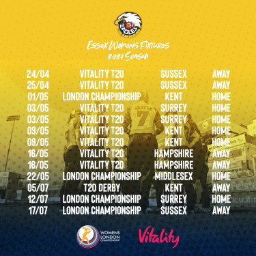 Women's Cricket Fixtures 21