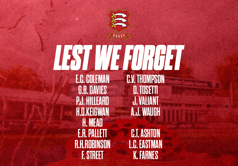 LEST WE FORGET