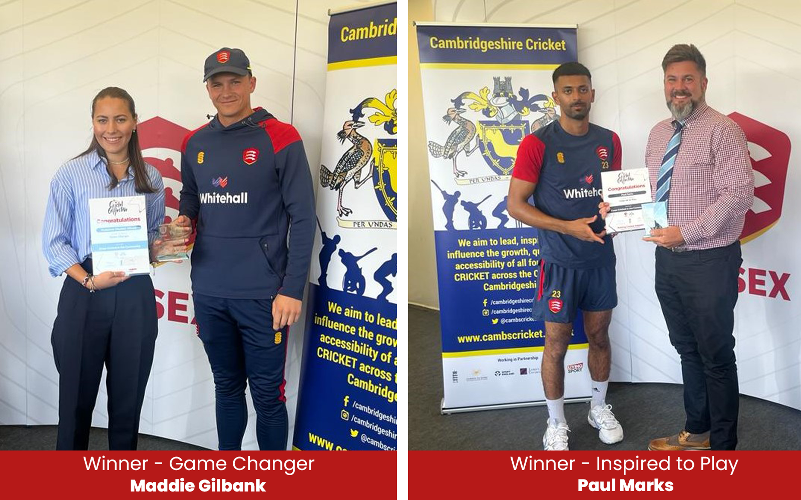 Game Changer and Inspired to Play Winners